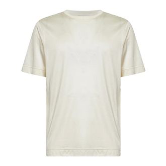 D4.0 T-Shirts, male, White, Size: XL Crewneck T-shirt