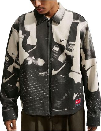 Nike Life Field Sport Jacket Black White IF1256-010