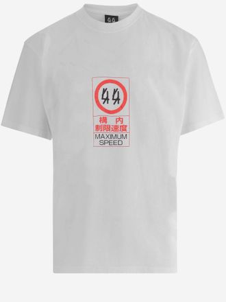 44 Label Group katoenen T-shirt met logo