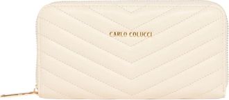 Carlo Colucci Stijlvolle Portemonnees & Pasjeshouders - Dames - Portefeuilles - Beige - ONE Size - Accessoires