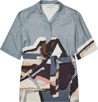 Munthe Shirt Dress - Dames - Shirt Kleedjes - Veelkleurig - L - Kleedjes