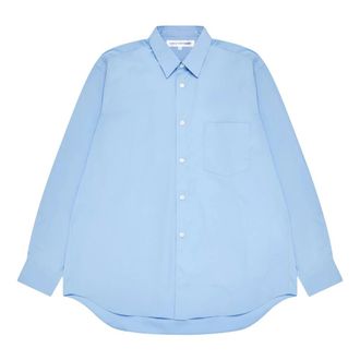 Comme Des Gar&ccedil;ons Casual Shirts, male, Blue, Size: M Long-sleeve Cotton Shirt