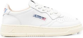 Autry Medalist Low - Dames - Sneakers - Wit - 37 EU - Denim - Schoenen