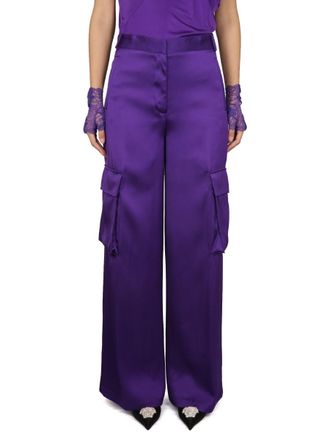 Versace Duchesse Trousers - Purple