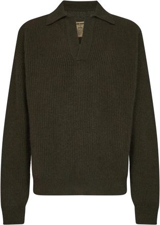 Uma Wang V-neck Truien - Heren - V-hals truien - Groen - M - Truien & Vesten