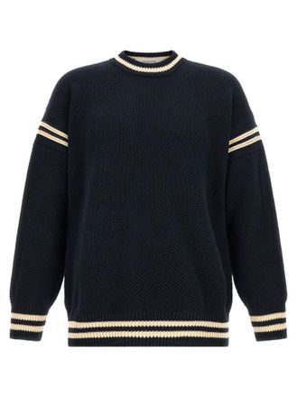 Golden Goose Dark Blue Relaxed Sweaters