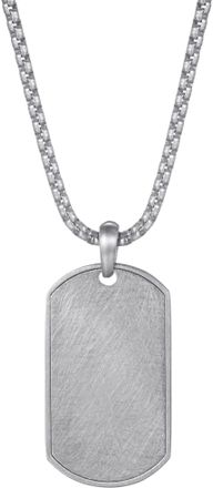 Firetti Kette mit Anhänger »Schmuck Geschenk Edelstahl Halsschmuck Halskette Dog Tag Ice«
