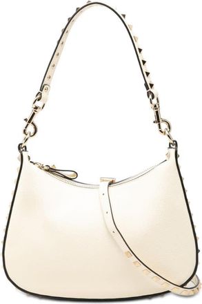 Valentino Pre-owned Valentino Small Grainy Calfskin Rockstud Hobo Ladies V9J8D1HF15MMA0J0