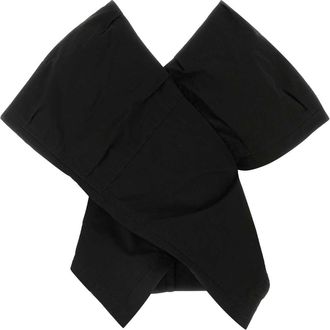 Balenciaga Womens Pants Overshirt Black Cotton Nylon Sweater
