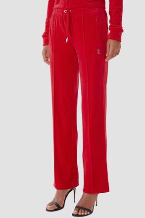 OEM Pantalones Deportivos Juicy Couture Tina Outline Xs Rojos Para Mujer Con Pedrer&iacute;a