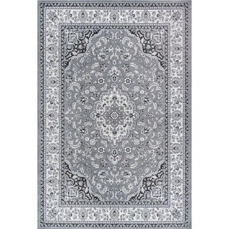 Jonathan Y Designs Palmette Modern Persian Floral Area Rug in Gray/cream at Nordstrom, Size 3Ft 0In X 5Ft 0In