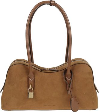 Stella McCartney Bruine Crossbody Tas - Dames - Schoudertassen - Bruin - ONE Size - Polyester - Tassen