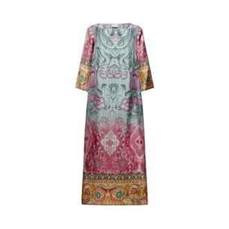 Pierre-Louis Mascia Maxi Dresses, female, Multicolor, Size: XS Aloe Silk Dress