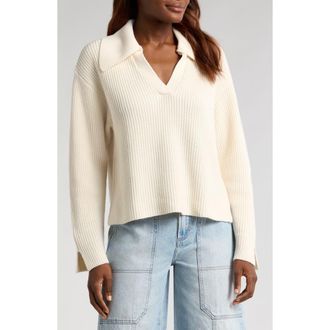 Pistola Denim Dary Collar Sweater in Shell at Nordstrom Rack, Size Small