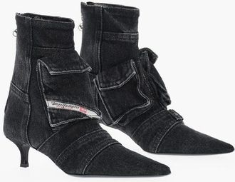 Diesel Denim Ankle Boots D-VENUS with Small Pockets, 5cm size 37