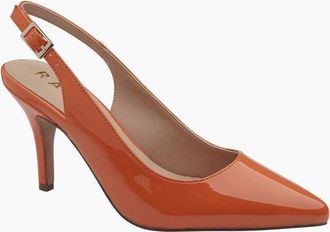 Ravel Womens Kavan Womens Slingback Court Shoes - Orange - Size: 3