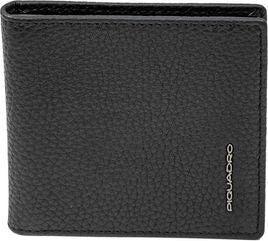Piquadro Mens Black Leather Bags Wallet