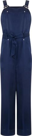 Alberta Ferretti Lange Overall Stijl Tuinbroek - Dames - Jumpsuits - Blauw - L - Jumpsuits & Playsuits