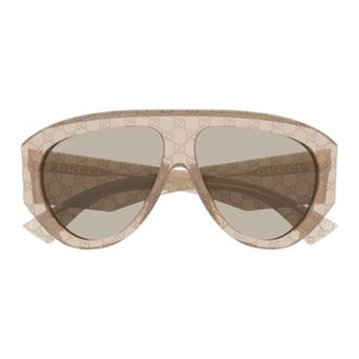 Gucci Sunglasses - male - Gucci - Sunglasses - Beige - 58 MM - Accessories