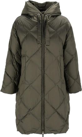Max Mara Abrigo largo acolchado Trefe - Coats - Mujer - Verde - S
