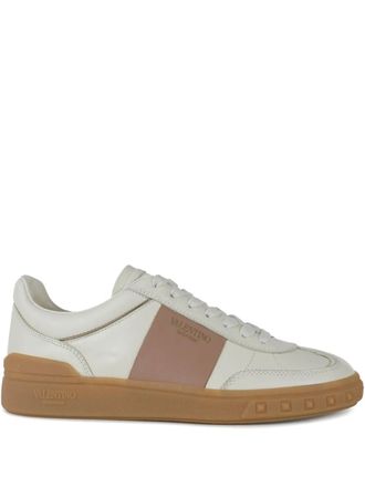 Valentino Garavani Upvillage sneakers - women - Calf Leather/Calf Leather/Rubber - 36.5 - White