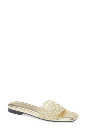 Rag & Bone Ellie Slide Sandal in Gold at Nordstrom, Size 10.5Us