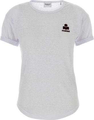 Isabel Marant White Linen Koldia T Shirt