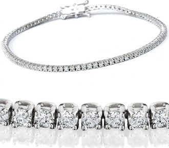 Pompeii3 2ct Diamond Tennis Bracelet 14K White Gold 7