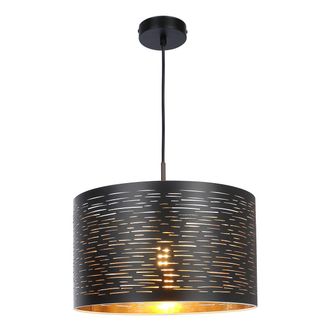 Globo Lighting L&aacute;mpara Colgante - Negro - Tunno - Metal - &Oslash; 38cm - E27 - 15342