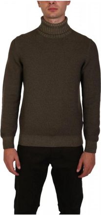 Gran Sasso Turtleneck Sweater - Heren - Coltruien - Groen - L - Wol - Truien & Vesten