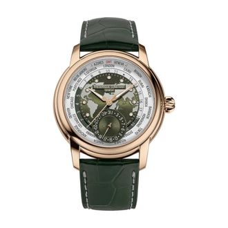 Frederique Constant Fc-718Kwwm 4H9 - Manufacture Classic Worldtimer - Dames - Horloges - Geel - ONE Size - Accessoires