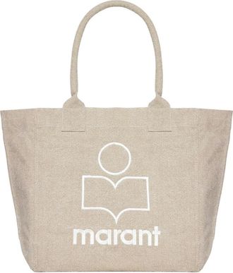 Isabel Marant Dames, Tassen, Beige, Maat: ONE Size Katoen