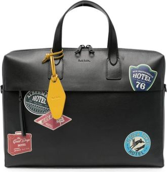 Paul Smith Handbags - Heren - Laptoptassen - Zwart - ONE Size - Tassen