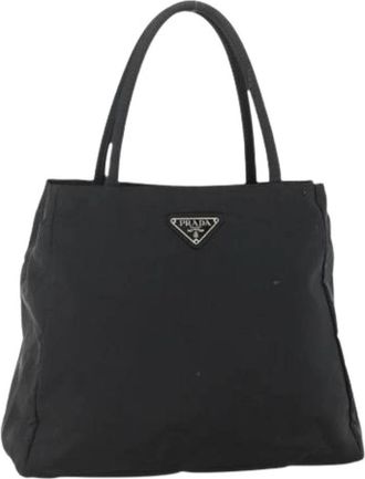 Prada Pre-owned Vintage Nylon Handtas - Dames - Vintage Shopper - Zwart - ONE Size - Nylon - Vintage