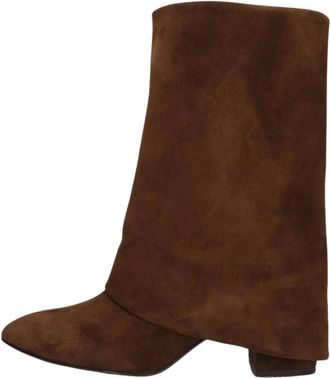 Toral Shoes Schoenen, Dames, Bruin, 40 EU, Leer, Cleo Liso Enkellaarzen