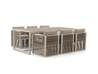 Bellagio la vita attrattiva Bellagio Cadora 240cm dining tuinset 7-delig