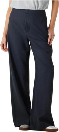 Mos Mosh MOS Mosh, Broeken, Dames, Blauw, L, Polyester, Elegante donkerblauwe broek voor dames