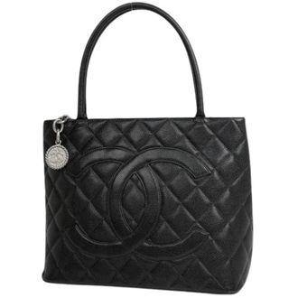 Chanel Pre-owned Tote Bags, female, Black, Size: ONE SIZE Pre-owned Tote bag