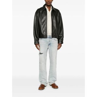 Cole Buxton Leather Jacket - Black