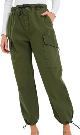 ASKK NY Womens Parachute Pant In Fatigue