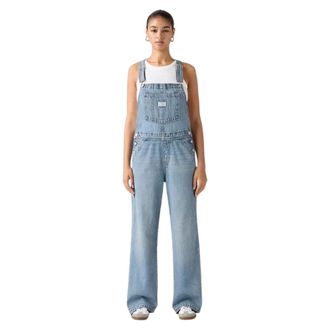 Levi's Jumpsuits & Playsuits, Dames, Blauw, M, Katoen, Baggy Overall