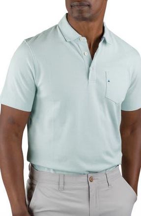 Tailor Vintage Performance Birdseye Piqu&eacute; Polo Shirt in Clearwater Birdseye Pique at Nordstrom Rack, Size Small
