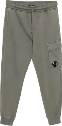 C.P. Company Cargo Lens Trainingsbroeken - Heren - Sweatpants - Grijs - XS - Katoen - Broeken