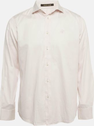 Roberto Cavalli Pink Cotton Long Sleeve Shirt