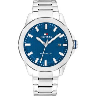 Tommy Hilfiger Lars Mens Silver Watch 1710693 Stainless Steel - One Size