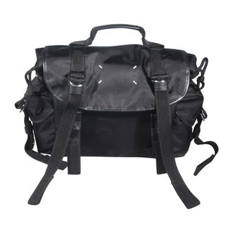 Maison Margiela Handbags, female, Black, Size: ONE SIZE High Tech Messenger Small
