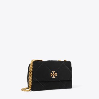 Tory Burch Womens Small Kira Diamond Quilt Velvet Pav&eacute; Shoulder Bag, One Size