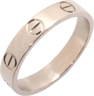 Cartier Silver White Gold (18K) Band Ring (Pre-Owned)