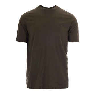 Emporio Armani Lyocell-blend Jersey T-shirt - male - Emporio Armani - T-Shirts - Black - XL - Tops