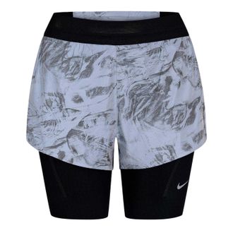 Nike Womens/Ladies Swift 2 in 1 Running Shorts (Black) - Size 12 UK